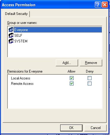spravochnaya_informaciya_konfigurirovanie_microsoft_dcom_dlya_raboty_s_udalennym_opc_serverom_nastrojka_dcom_dlya_windows_xp_ustanovka_parametrov_bezopasnosti_po_umolchaniyu2