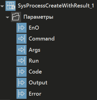 SysProcessCreateWithResult